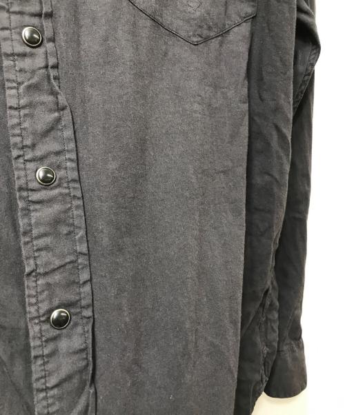 RRL（ダブルアールエル）RRL (ダブルアールエル) ウエスタンシャツ ブラック サイズ:XLの古着・服飾アイテム