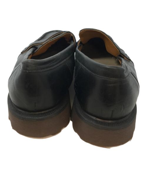 Dr.Martens（ドクターマーチン）Dr.Martens (ドクターマーチン) スクエアトゥ ペニーローファー　イングランド製 ブラック サイズ:UK9の古着・服飾アイテム