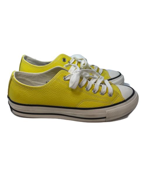 CONVERSE ADDICT（コンバース アディクト）CONVERSE ADDICT (コンバース アディクト) チャックテイラー レザー OX イエロー サイズ:28の古着・服飾アイテム