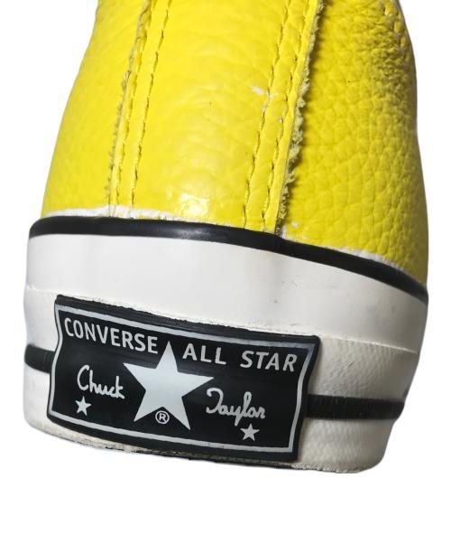 CONVERSE ADDICT（コンバース アディクト）CONVERSE ADDICT (コンバース アディクト) チャックテイラー レザー OX イエロー サイズ:28の古着・服飾アイテム