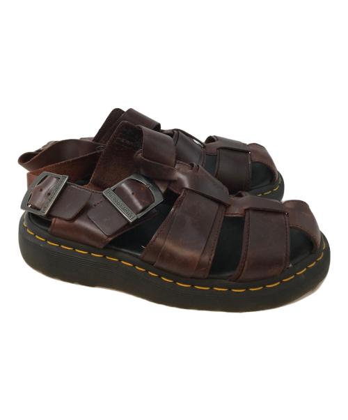 Dr.Martens（ドクターマーチン）Dr.Martens (ドクターマーチン) KASSION / カシオンフィッシャーマンサンダル　24629211 赤茶色 / チャロ サイズ:UK5の古着・服飾アイテム