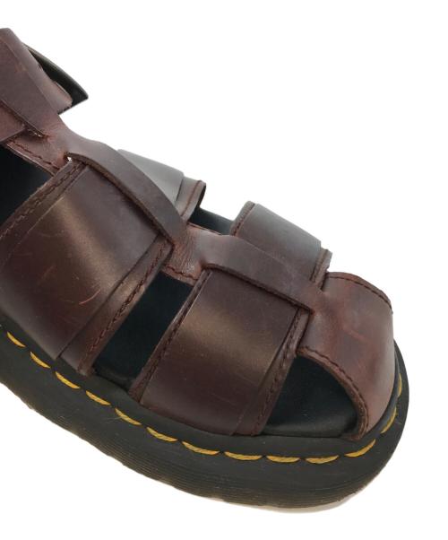 Dr.Martens（ドクターマーチン）Dr.Martens (ドクターマーチン) KASSION / カシオンフィッシャーマンサンダル　24629211 赤茶色 / チャロ サイズ:UK5の古着・服飾アイテム
