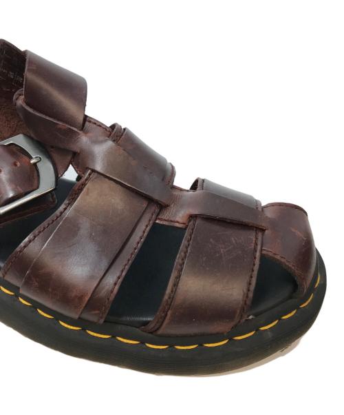 Dr.Martens（ドクターマーチン）Dr.Martens (ドクターマーチン) KASSION / カシオンフィッシャーマンサンダル　24629211 赤茶色 / チャロ サイズ:UK5の古着・服飾アイテム