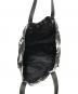 中古・古着 MARC JACOBS (マークジェイコブス) マリア・カラス モノクロプリント トートバッグ ブラック：8000円
