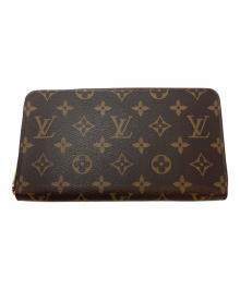 LOUIS VUITTON（ルイ ヴィトン）の古着「ラウンドファスナーウォレット　ジッピー オーガナイザー」｜ブラウン