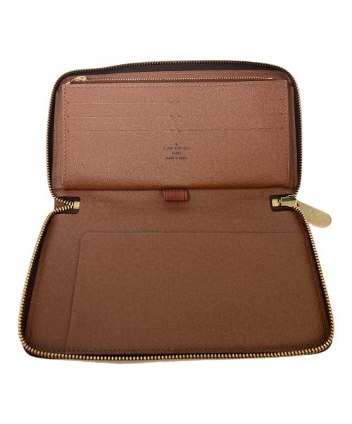 LOUIS VUITTON（ルイ ヴィトン）LOUIS VUITTON (ルイ ヴィトン) ラウンドファスナーウォレット　ジッピー オーガナイザー ブラウンの古着・服飾アイテム