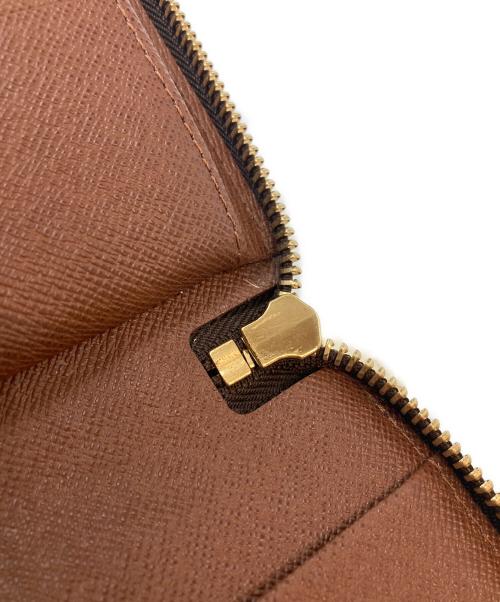 LOUIS VUITTON（ルイ ヴィトン）LOUIS VUITTON (ルイ ヴィトン) ラウンドファスナーウォレット　ジッピー オーガナイザー ブラウンの古着・服飾アイテム
