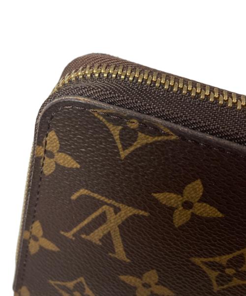 LOUIS VUITTON（ルイ ヴィトン）LOUIS VUITTON (ルイ ヴィトン) ラウンドファスナーウォレット　ジッピー オーガナイザー ブラウンの古着・服飾アイテム