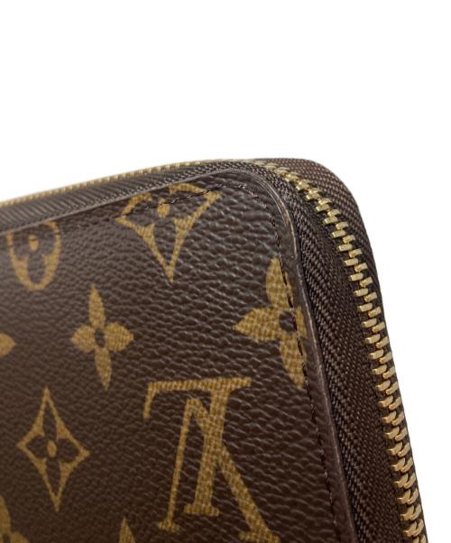 LOUIS VUITTON（ルイ ヴィトン）LOUIS VUITTON (ルイ ヴィトン) ラウンドファスナーウォレット　ジッピー オーガナイザー ブラウンの古着・服飾アイテム