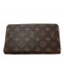LOUIS VUITTON（ルイ ヴィトン）の古着「ラウンドファスナーウォレット　ジッピー オーガナイザー」｜ブラウン