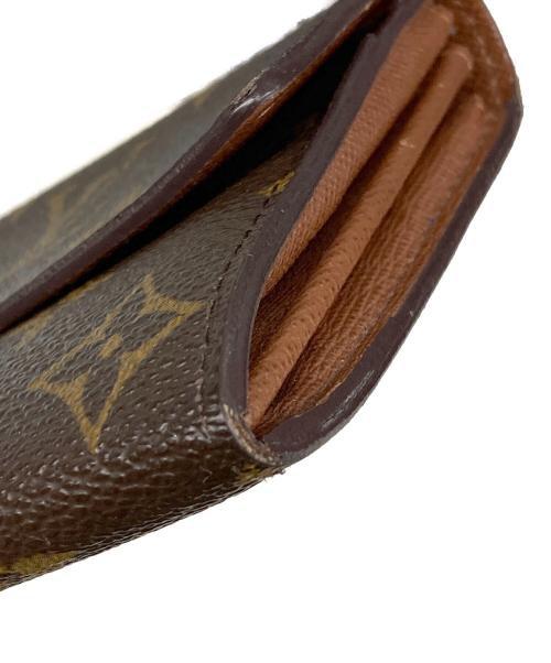 LOUIS VUITTON（ルイ ヴィトン）LOUIS VUITTON (ルイ ヴィトン) モノグラム ポシェット・ポルトモネ クレディ 長財布 M61726 ブラウンの古着・服飾アイテム