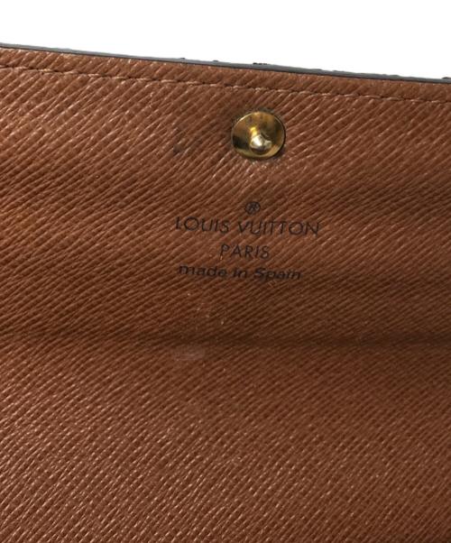 LOUIS VUITTON（ルイ ヴィトン）LOUIS VUITTON (ルイ ヴィトン) モノグラム ポシェット・ポルトモネ クレディ 長財布 M61726 ブラウンの古着・服飾アイテム