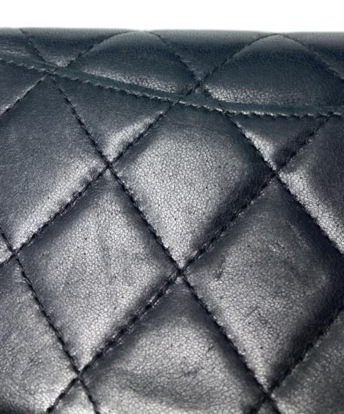 CHANEL（シャネル）CHANEL (シャネル) マトラッセ ロングウォレット ブラックの古着・服飾アイテム