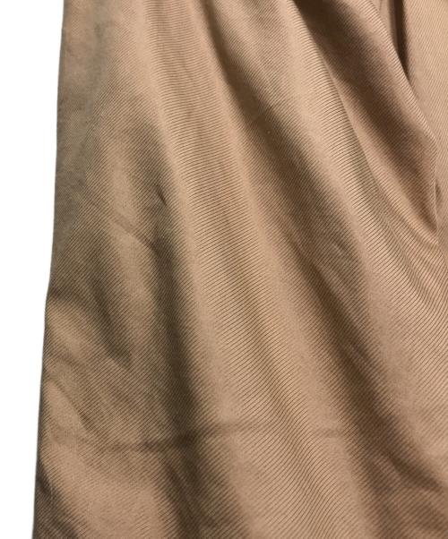 Maison Margiela（メゾンマルジェラ）Maison Margiela (メゾンマルジェラ) 変型タックシルク混ミディスカート ベージュ サイズ:40の古着・服飾アイテム