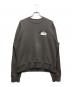 MM6 Maison Margiela（エムエムシックスメゾンマルジェラ）の古着「テープドラベル スウェットシャツ」｜グレー