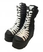 YELLOイエロ）の古着「ASTRONAVE SHORT BOOTS」｜ブラック