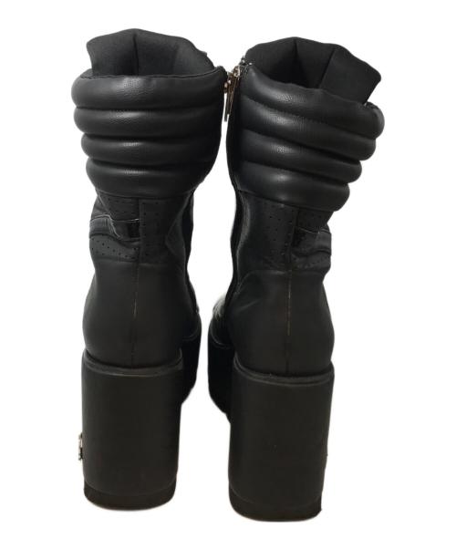 YELLO（イエロ）YELLO (イエロ) ASTRONAVE SHORT BOOTS ブラック サイズ:XLの古着・服飾アイテム