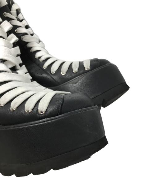 YELLO（イエロ）YELLO (イエロ) ASTRONAVE SHORT BOOTS ブラック サイズ:XLの古着・服飾アイテム