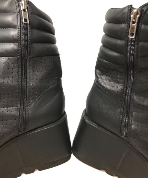 YELLO（イエロ）YELLO (イエロ) ASTRONAVE SHORT BOOTS ブラック サイズ:XLの古着・服飾アイテム