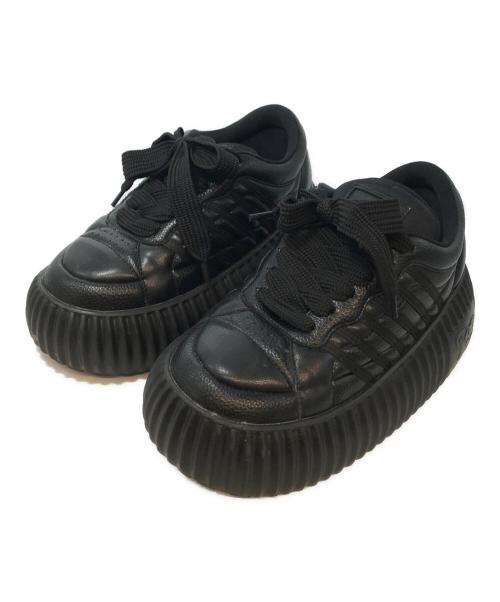 YELLO（イエロ）YELLO (イエロ) PUG SNEAKERS ブラック サイズ:Mの古着・服飾アイテム
