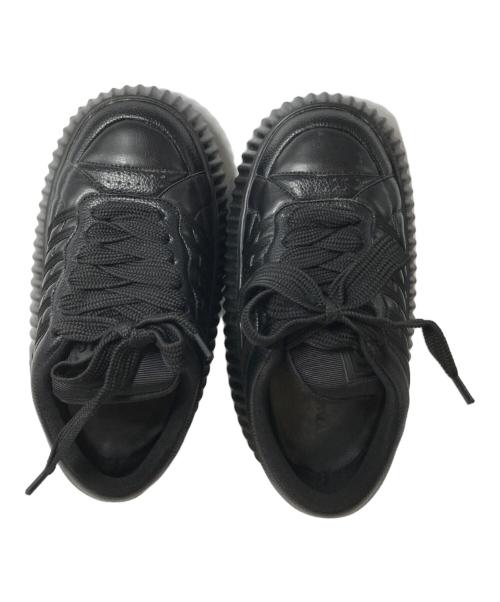 YELLO（イエロ）YELLO (イエロ) PUG SNEAKERS ブラック サイズ:Mの古着・服飾アイテム