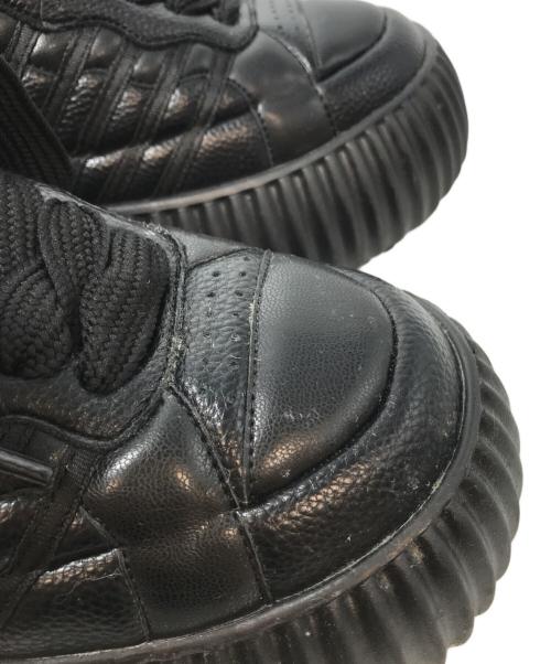 YELLO（イエロ）YELLO (イエロ) PUG SNEAKERS ブラック サイズ:Mの古着・服飾アイテム