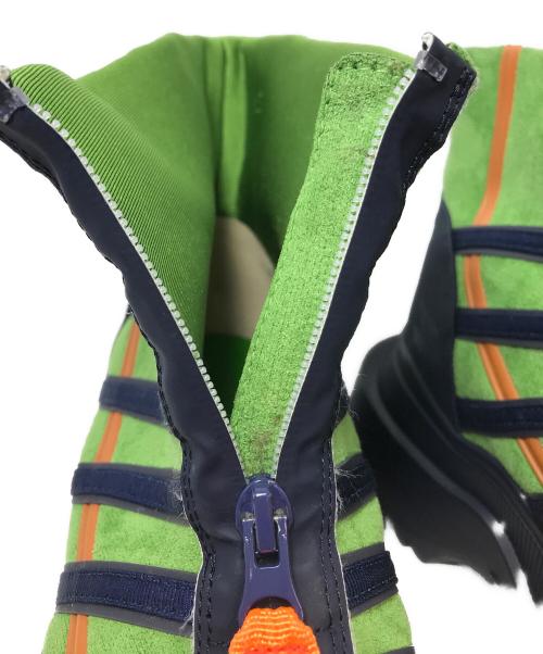 YELLO（イエロ）YELLO (イエロ) MELON POP SNEAKER SHORT BOOTS グリーン サイズ:Mの古着・服飾アイテム