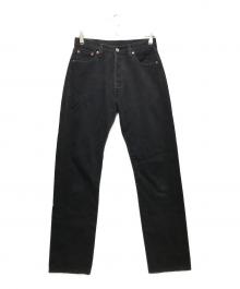 LEVI'S（リーバイス）の古着「後染め501ブラックデニムパンツ」｜ブラック