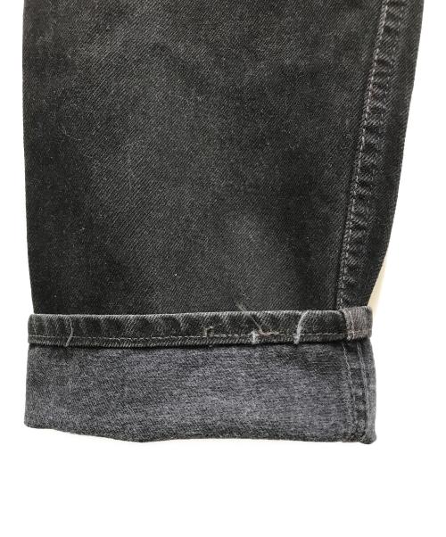 LEVI'S（リーバイス）LEVI'S (リーバイス) 後染め501ブラックデニムパンツ ブラック サイズ:W30の古着・服飾アイテム