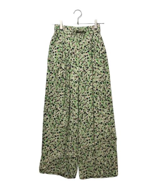 3.1 phillip lim（スリーワンフィリップリム）3.1 phillip lim (スリーワンフィリップリム) 総柄イージーパンツ　F231-50094PFV グリーン サイズ:XSの古着・服飾アイテム