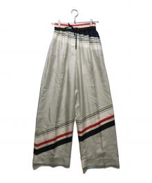 3.1 phillip lim（スリーワンフィリップリム）の古着「シルクパジャマパンツ/Liberty Silk PJ Pant」｜ホワイト