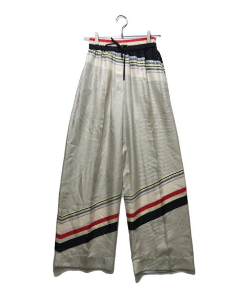 3.1 phillip lim（スリーワンフィリップリム）3.1 phillip lim (スリーワンフィリップリム) シルクパジャマパンツ/Liberty Silk PJ Pant ホワイト サイズ:XSの古着・服飾アイテム