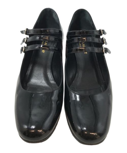 Saint Laurent Paris（サンローランパリ）Saint Laurent Paris (サンローランパリ) メリージェーン パンプス ブラック サイズ:38の古着・服飾アイテム