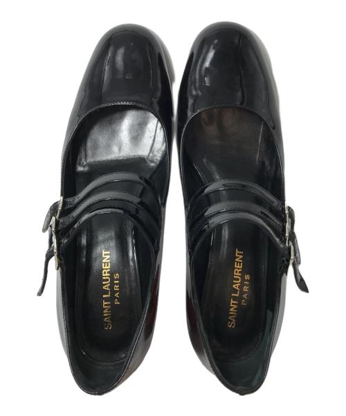 Saint Laurent Paris（サンローランパリ）Saint Laurent Paris (サンローランパリ) メリージェーン パンプス ブラック サイズ:38の古着・服飾アイテム
