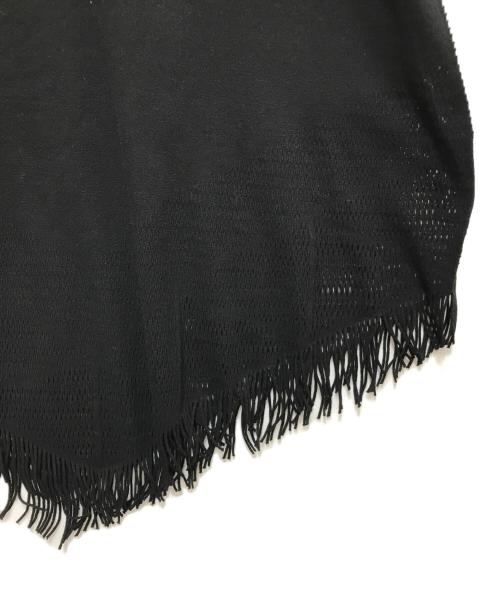 ISSEY MIYAKE（イッセイミヤケ）ISSEY MIYAKE (イッセイミヤケ) フリンジニットアンサンブルワンピース IM11KH060 / archive(アーカイブ) ブラック サイズ:2の古着・服飾アイテム