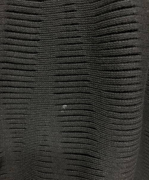 ISSEY MIYAKE（イッセイミヤケ）ISSEY MIYAKE (イッセイミヤケ) フリンジニットアンサンブルワンピース IM11KH060 / archive(アーカイブ) ブラック サイズ:2の古着・服飾アイテム
