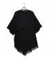 ISSEY MIYAKE (イッセイミヤケ) フリンジニットアンサンブルワンピース IM11KH060 / archive(アーカイブ) ブラック サイズ:2：15000円