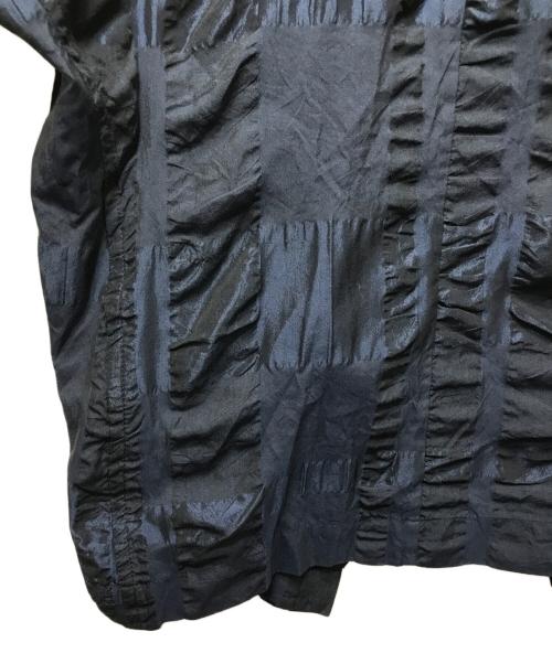 HaaT ISSEY MIYAKE（ハート イッセイ ミヤケ）HaaT ISSEY MIYAKE (ハート イッセイ ミヤケ) シワ加工 ショールカラージャケット HA01FD725 / archive（アーカイブ） ネイビー サイズ:2の古着・服飾アイテム