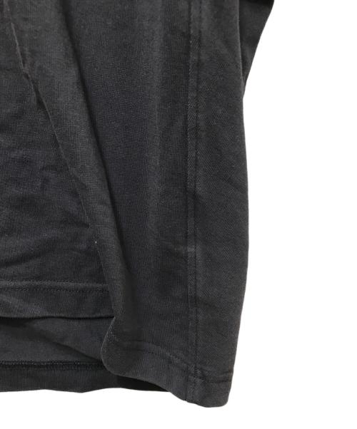 nonnotte（ノノット）nonnotte (ノノット) Hard Twist Balance Jersey Draping C/N Half Sleeve Pullover ブラック サイズ:3の古着・服飾アイテム