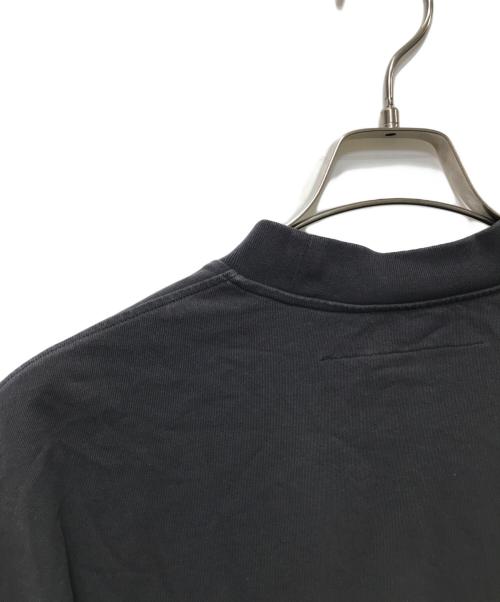 nonnotte（ノノット）nonnotte (ノノット) Hard Twist Balance Jersey Draping C/N Half Sleeve Pullover ブラック サイズ:3の古着・服飾アイテム
