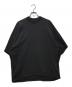 nonnotte（ノノット）の古着「Hard Twist Balance Jersey Draping C/N Half Sleeve Pullover」｜ブラック