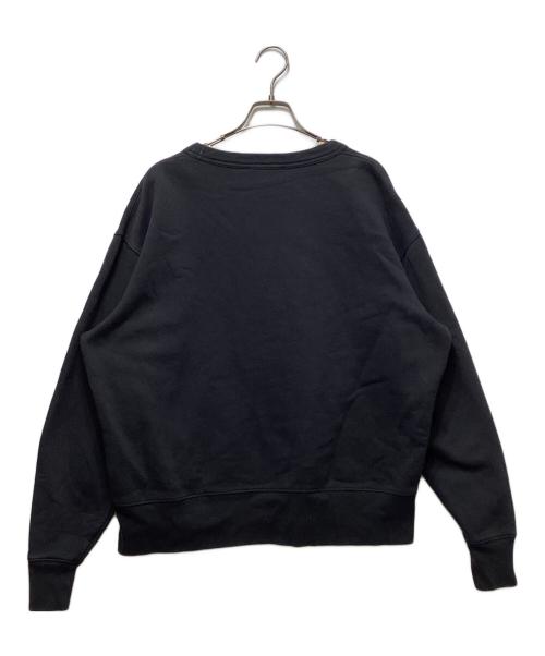 Acne studios（アクネ ストゥディオズ）ACNE STUDIOS (アクネ ストゥディオズ) フェイスパッチロゴスウェット　2HL173 ブラック サイズ:ｌの古着・服飾アイテム