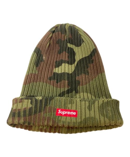 SUPREME（シュプリーム）Supreme (シュプリーム) Overdyed Beanie Woodland Camo グリーンの古着・服飾アイテム