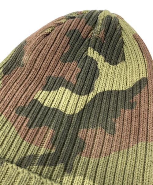 SUPREME（シュプリーム）Supreme (シュプリーム) Overdyed Beanie Woodland Camo グリーンの古着・服飾アイテム