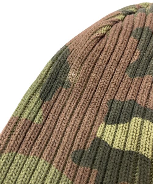 SUPREME（シュプリーム）Supreme (シュプリーム) Overdyed Beanie Woodland Camo グリーンの古着・服飾アイテム