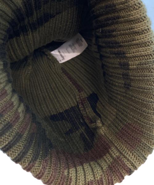 SUPREME（シュプリーム）Supreme (シュプリーム) Overdyed Beanie Woodland Camo グリーンの古着・服飾アイテム
