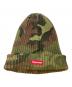 Supreme（シュプリーム）の古着「Overdyed Beanie Woodland Camo」｜グリーン