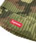 中古・古着 Supreme (シュプリーム) Overdyed Beanie Woodland Camo グリーン：8000円