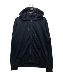 C.P COMPANY（シーピーカンパニー）の古着「Light Fleece Full Zip Hoodie」｜ブラック