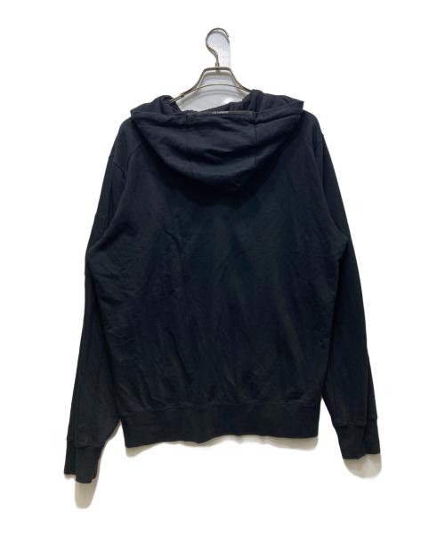 C.P COMPANY（シーピーカンパニー）C.P COMPANY (シーピーカンパニー) Light Fleece Full Zip Hoodie ブラック サイズ:XLの古着・服飾アイテム